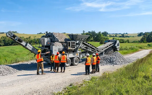 Mentorship on rural road aggregate job